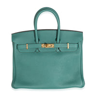 Malachite Togo Birkin 25 GHW