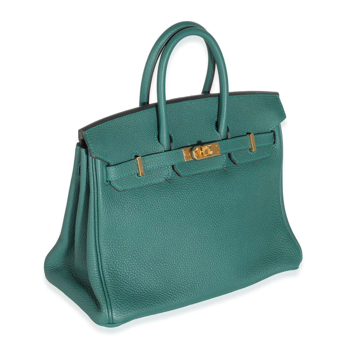 Malachite Togo Birkin 25 GHW