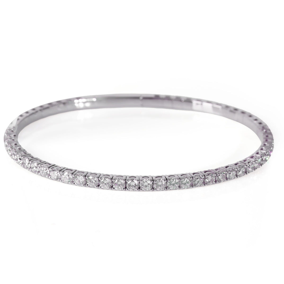 Diamond Tension Bracelet in 14K White Gold (2.5 CTW)