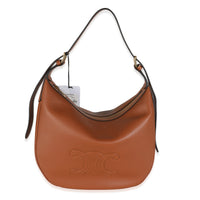 Tan Supple Calfskin Medium Triomphe Heloise Bag