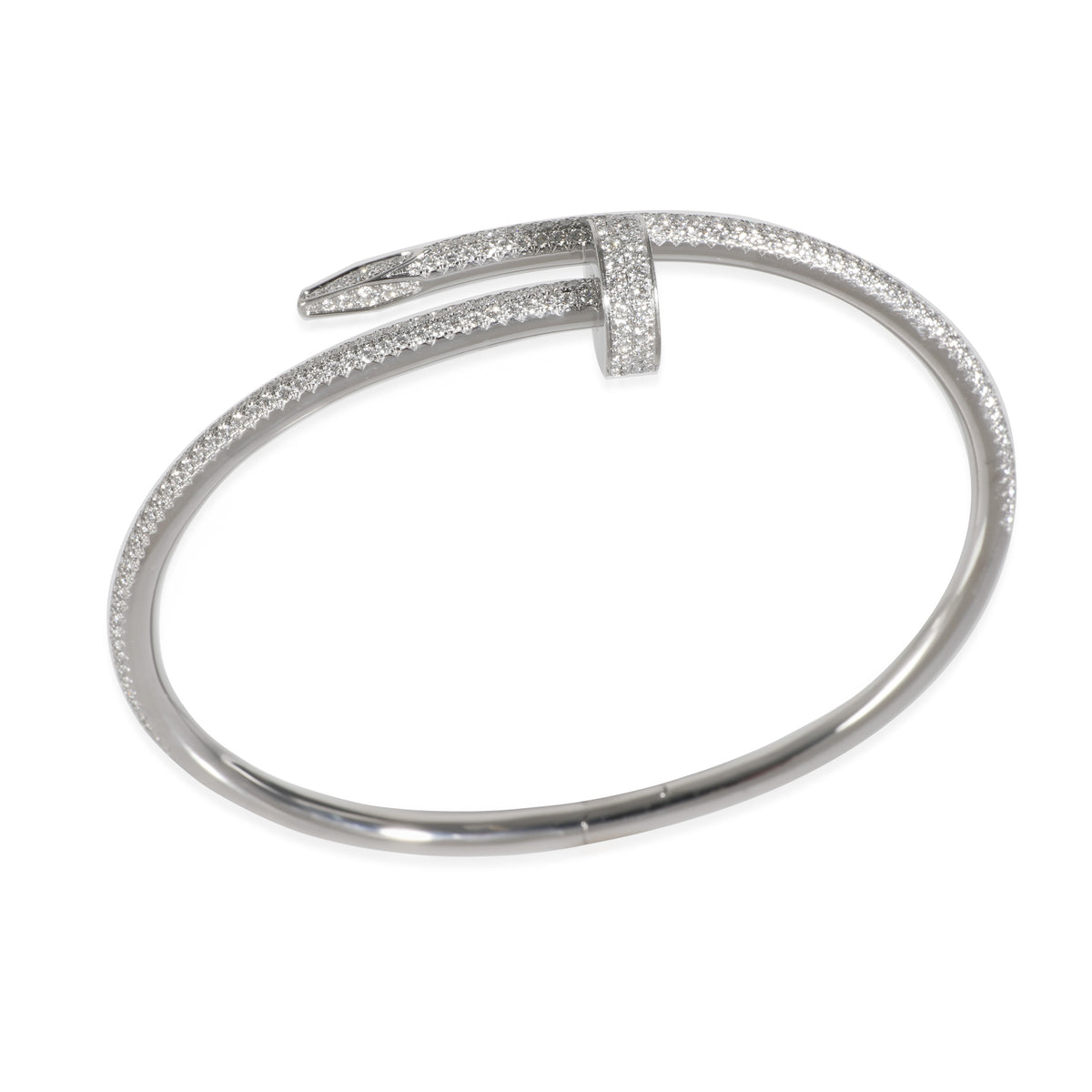 Juste Un Clou Bracelet, Diamonds (White Gold)