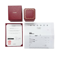 Trinity Ring with diamonds, Half Paved  1.54 ctw