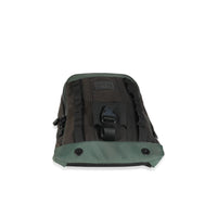 Black Green Nylon Sports Line Backpack