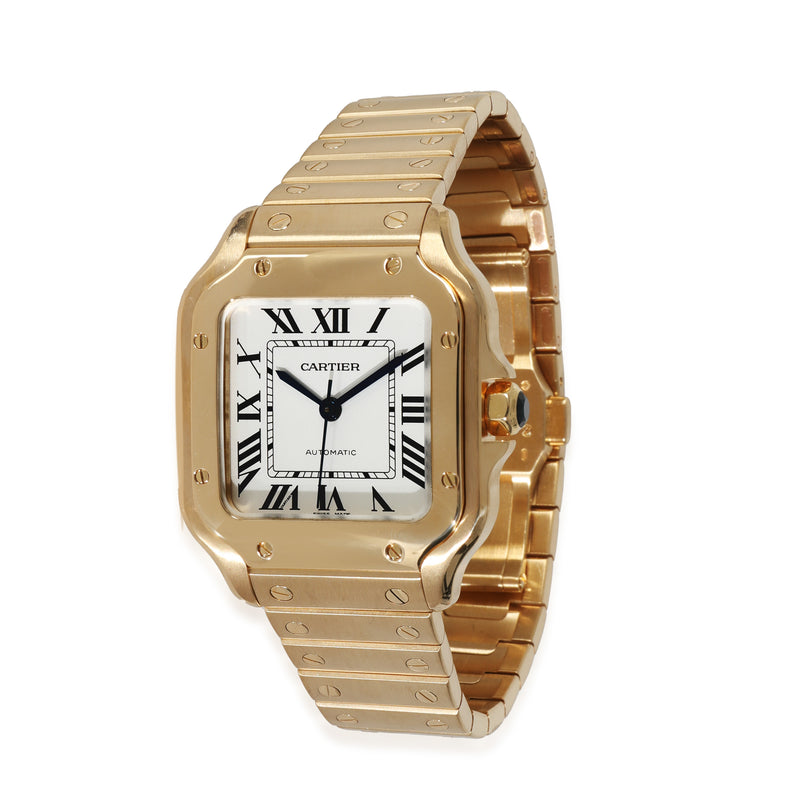 Santos de Cartier WGSA0010 Unisex Watch in 18kt Yellow Gold