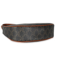 Tan Calfskin Triomphe Canvas Ava Shoulder Bag