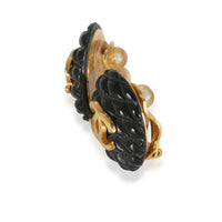 Vintage 1993 CC Button Earring