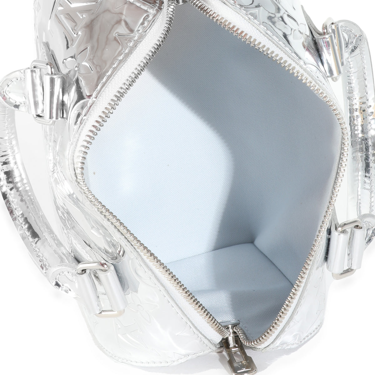 Silver Monogram Miroir Speedy Bandouliere 20 NM