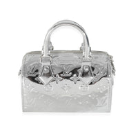 Silver Monogram Miroir Speedy Bandouliere 20 NM