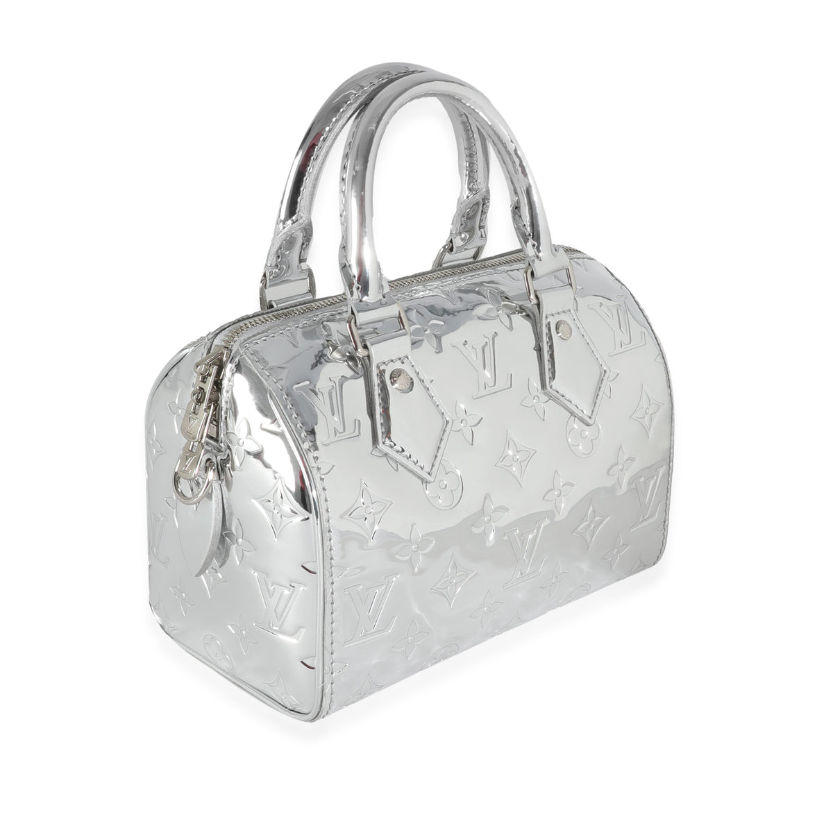 Silver Monogram Miroir Speedy Bandouliere 20 NM