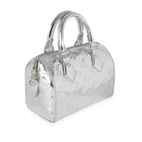 Silver Monogram Miroir Speedy Bandouliere 20 NM