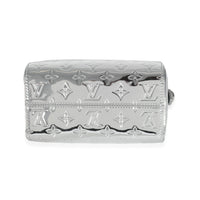 Silver Monogram Miroir Speedy Bandouliere 20 NM