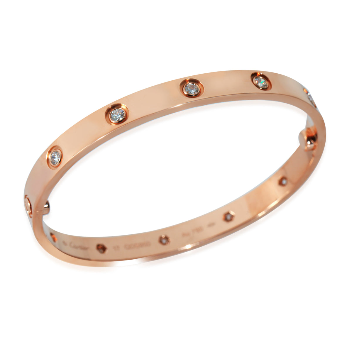 Love Bracelet, Diamonds (Rose Gold)