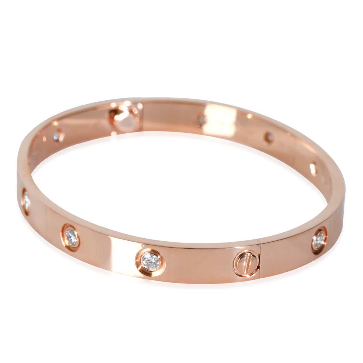 Love Bracelet, Diamonds (Rose Gold)