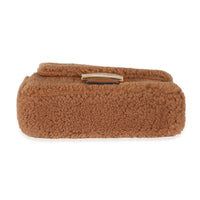 Caramello Shearling Lambskin Midi Chain Baguette