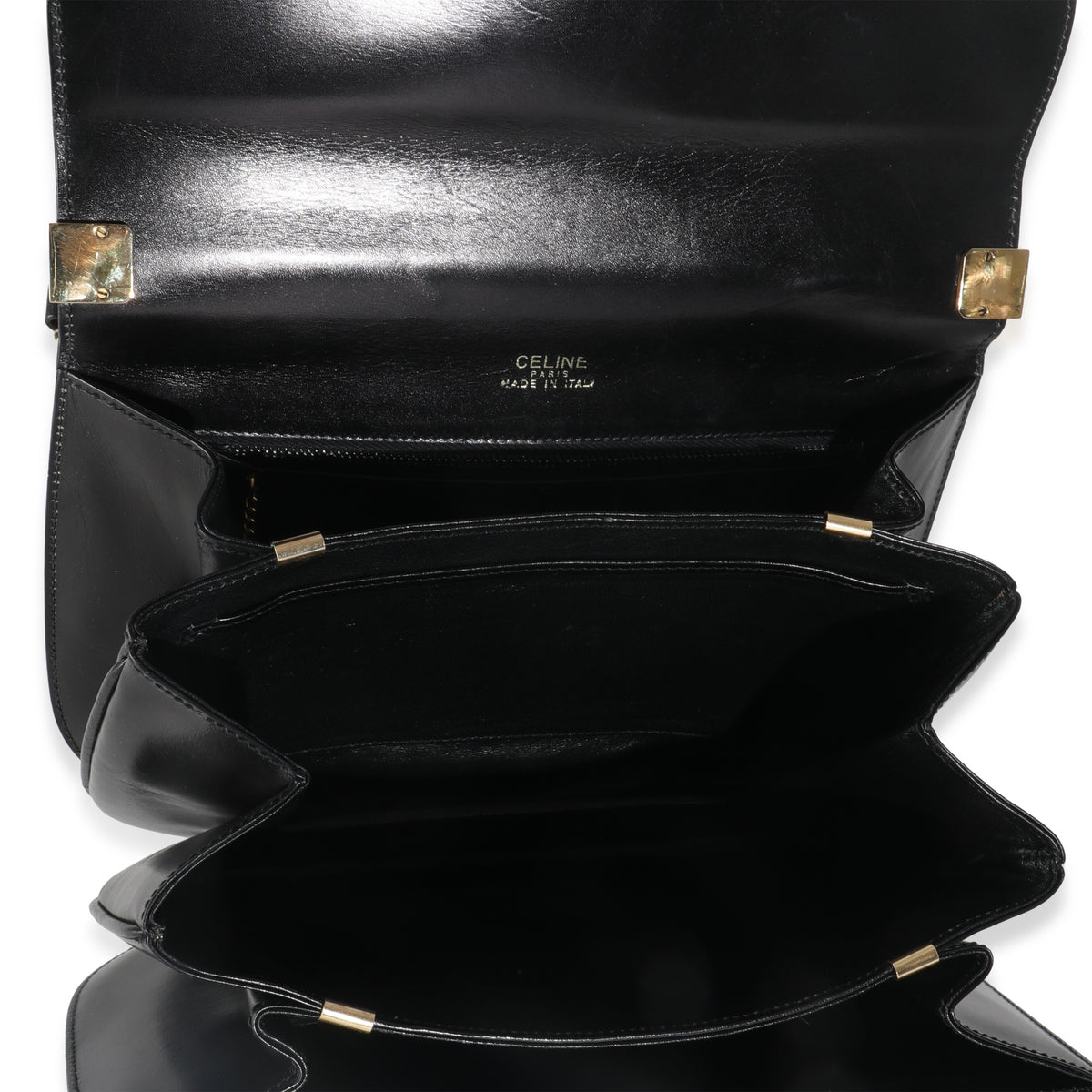 Vintage Black Box Medium Triomphe Bag