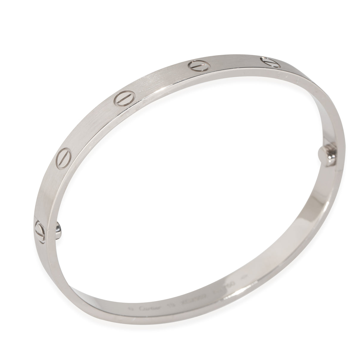 White Gold Love Bracelet