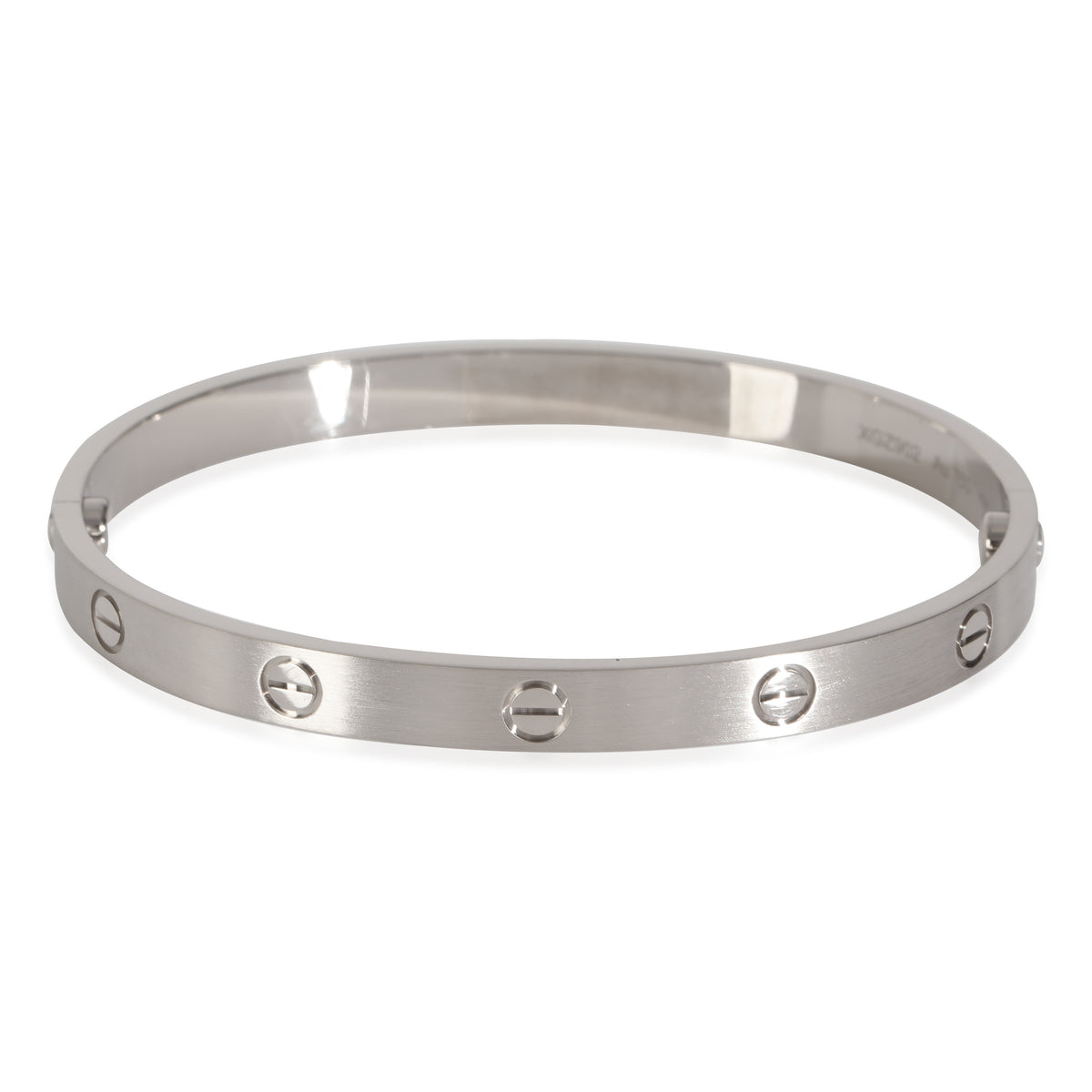 White Gold Love Bracelet