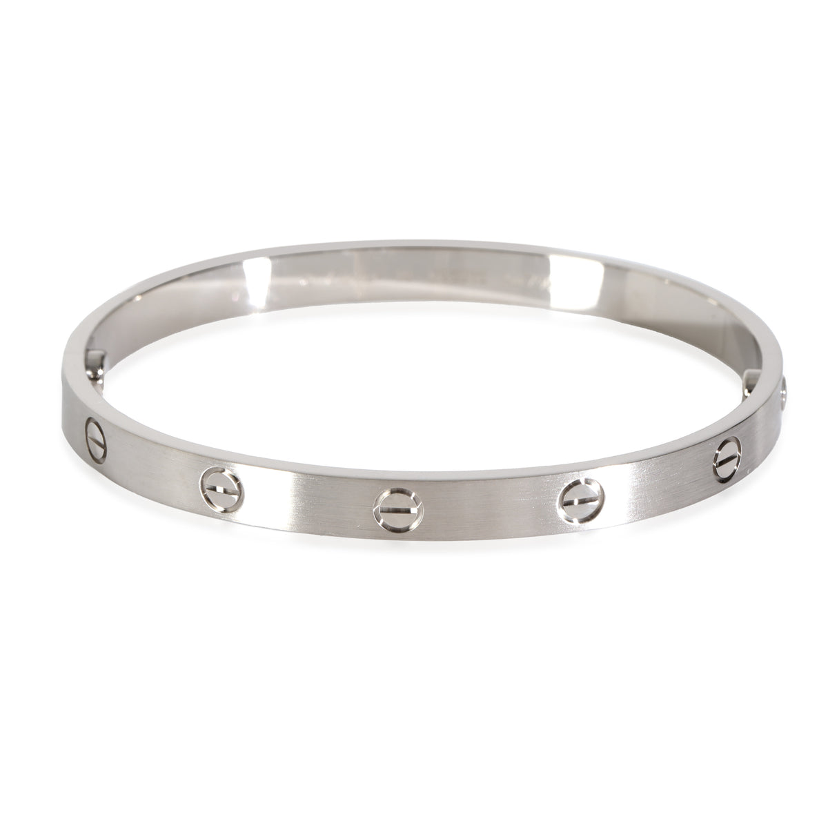 White Gold Love Bracelet