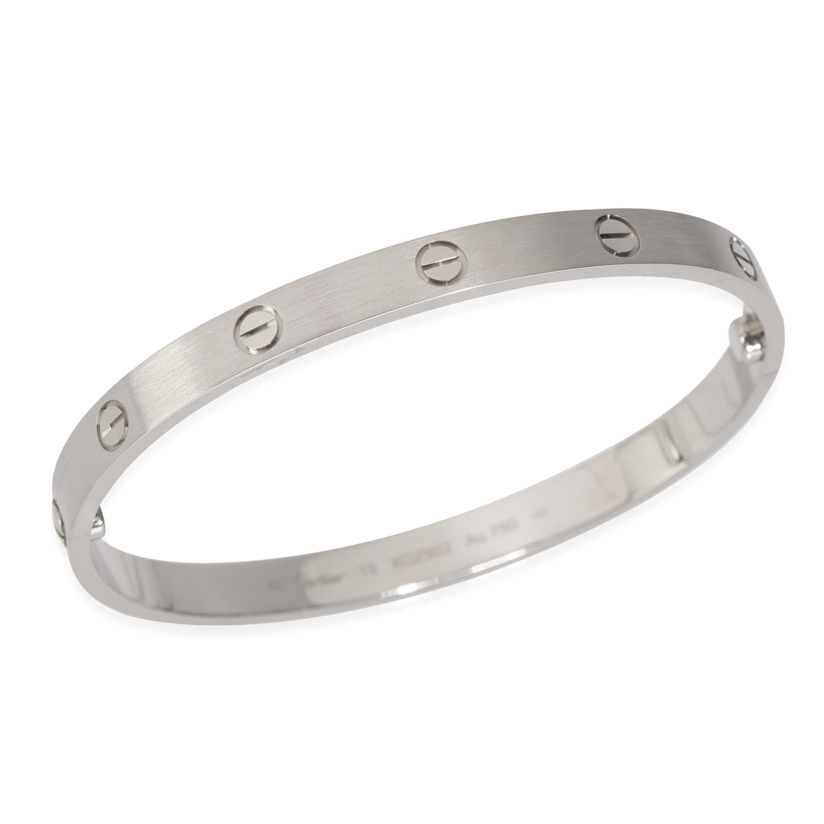 White Gold Love Bracelet