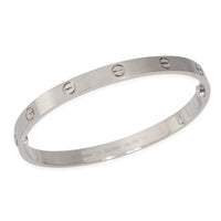 White Gold Love Bracelet