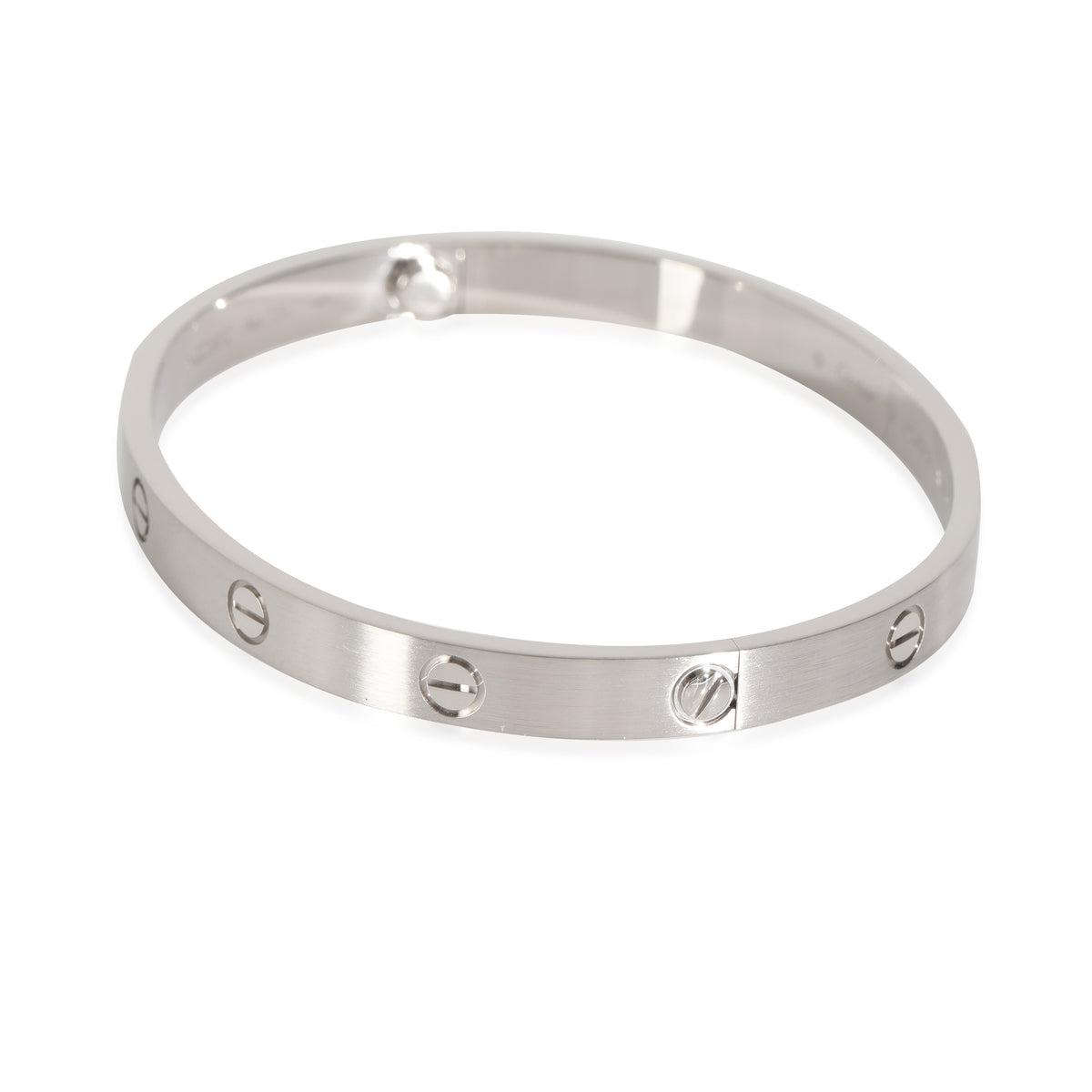 White Gold Love Bracelet