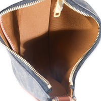 Tan Calfskin Triomphe Canvas Ava Shoulder Bag
