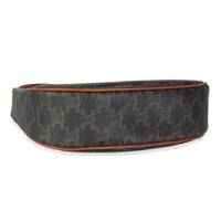 Tan Calfskin Triomphe Canvas Ava Shoulder Bag