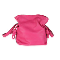Pink Nappa Mini Flamenco Knot Clutch