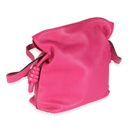 Pink Nappa Mini Flamenco Knot Clutch