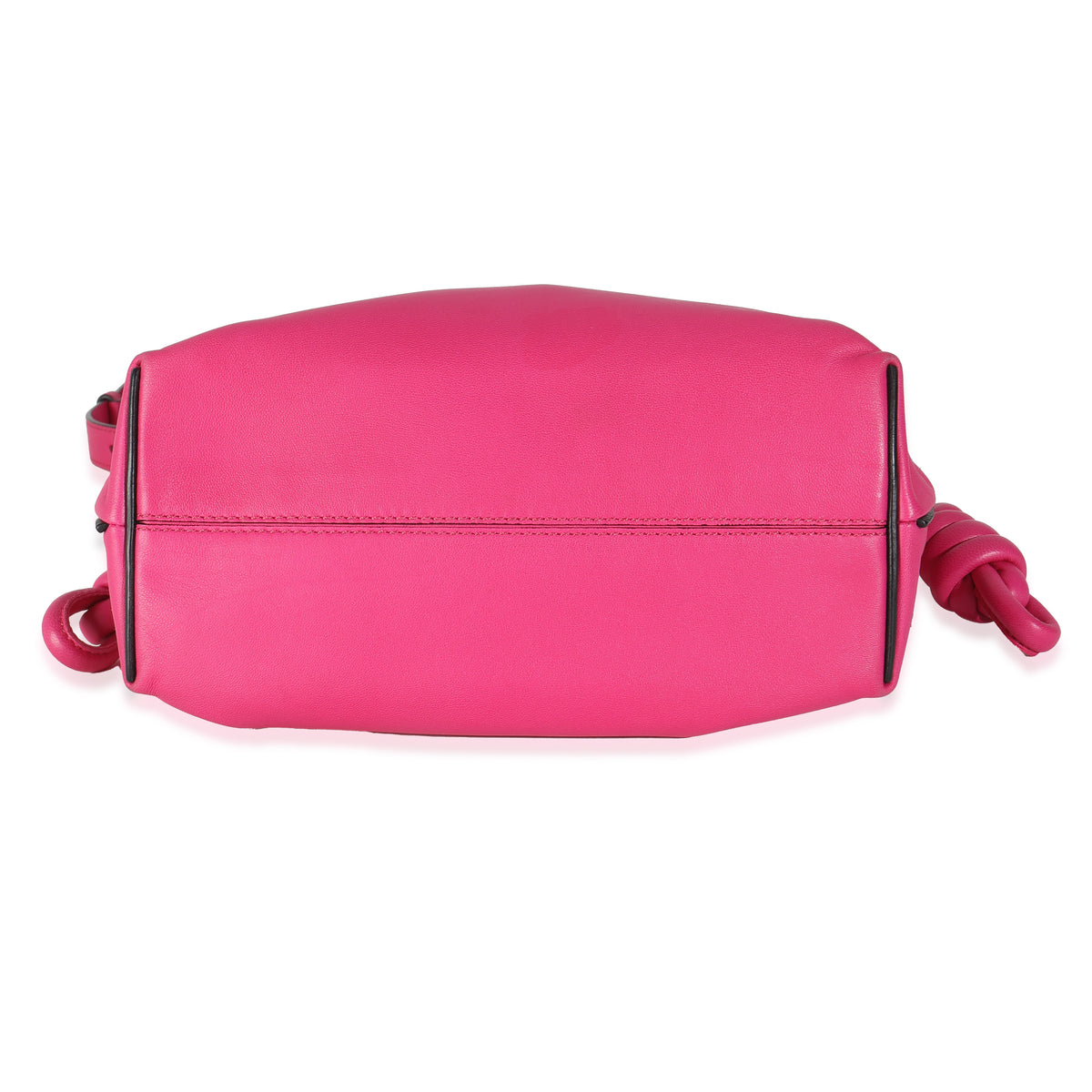 Pink Nappa Mini Flamenco Knot Clutch
