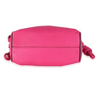 Pink Nappa Mini Flamenco Knot Clutch