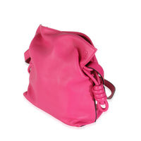 Pink Nappa Mini Flamenco Knot Clutch