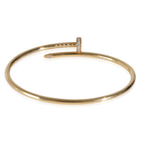 Juste Un Clou Bracelet, Small Model, Diamonds (Yellow Gold)