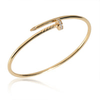 Juste Un Clou Bracelet, Small Model, Diamonds (Yellow Gold)