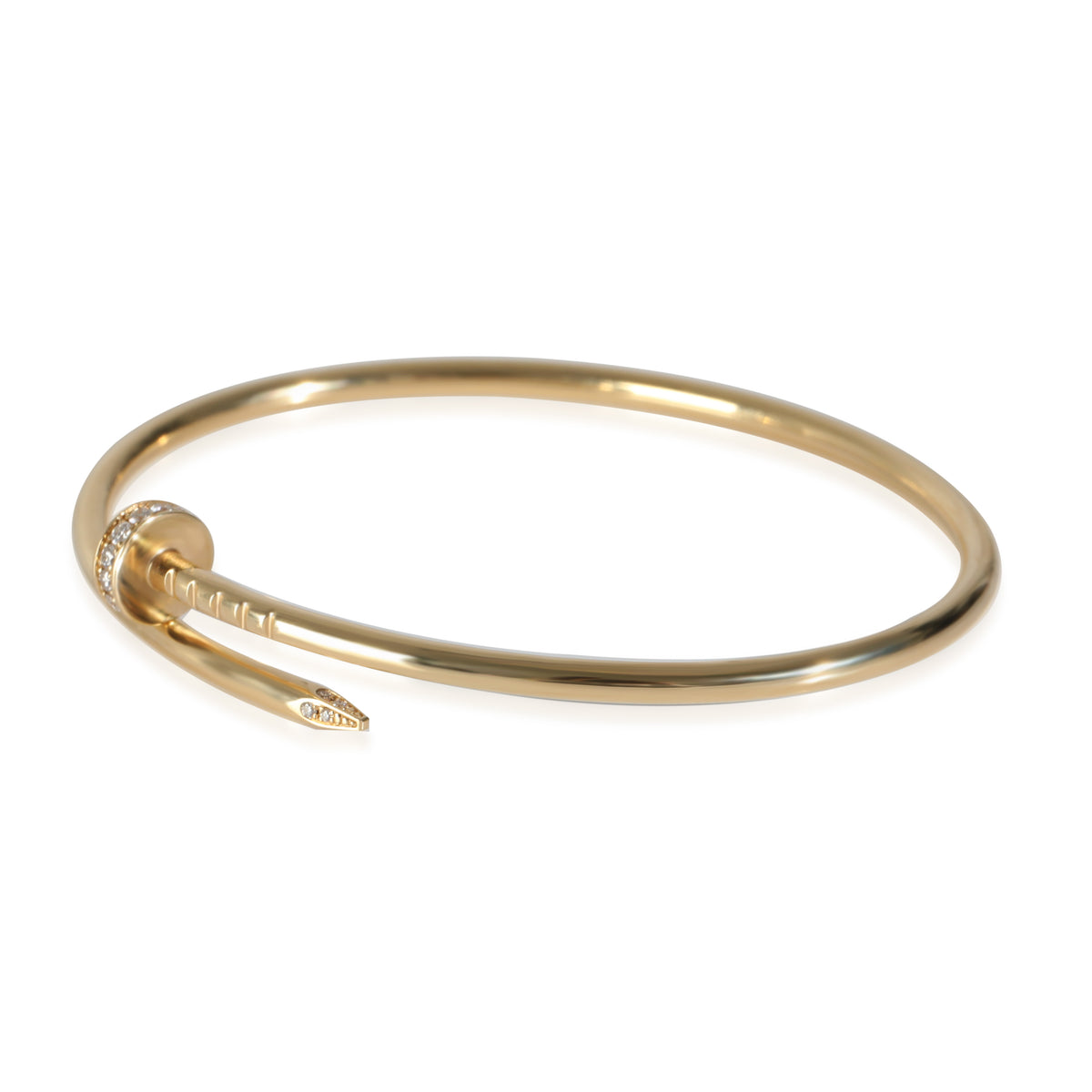 Juste Un Clou Bracelet, Small Model, Diamonds (Yellow Gold)