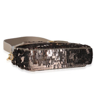 Tortora Sequin Paillettes Vitello Grace Sex And The City Baguette