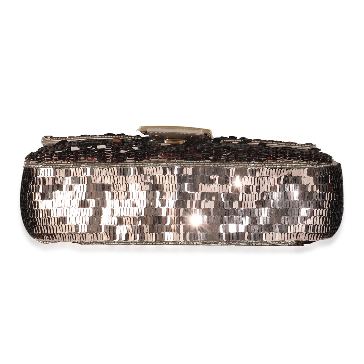 Tortora Sequin Paillettes Vitello Grace Sex And The City Baguette