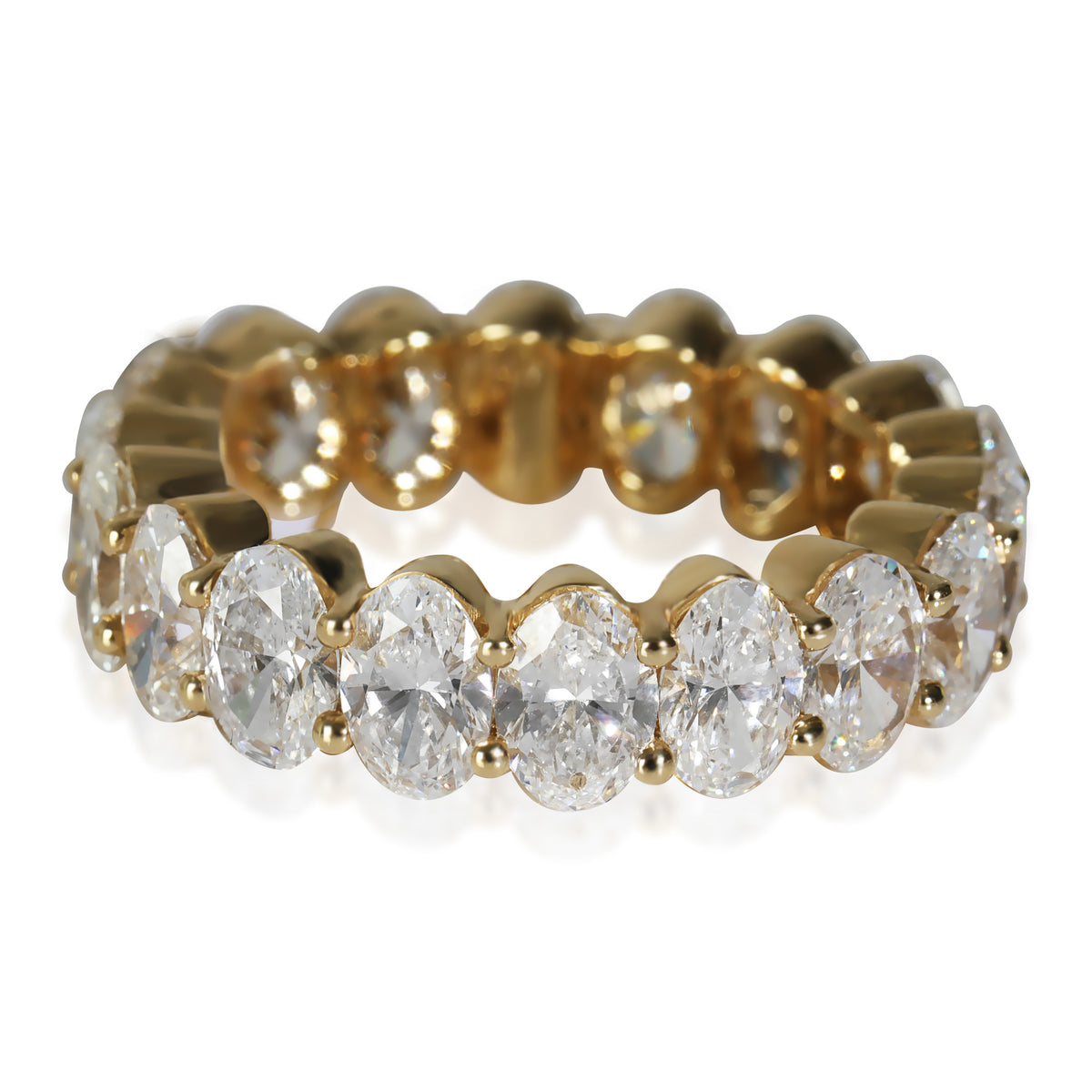 Lab-Grown Diamond Eternity Band in 14K Yellow Gold 7.02 CTW
