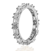 Lab-Grown Diamond Wedding Band in 14K White Gold 2.94 CTW