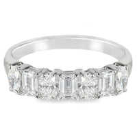 1.99 ctw White Gold Lab-Grown Diamond Wedding Band