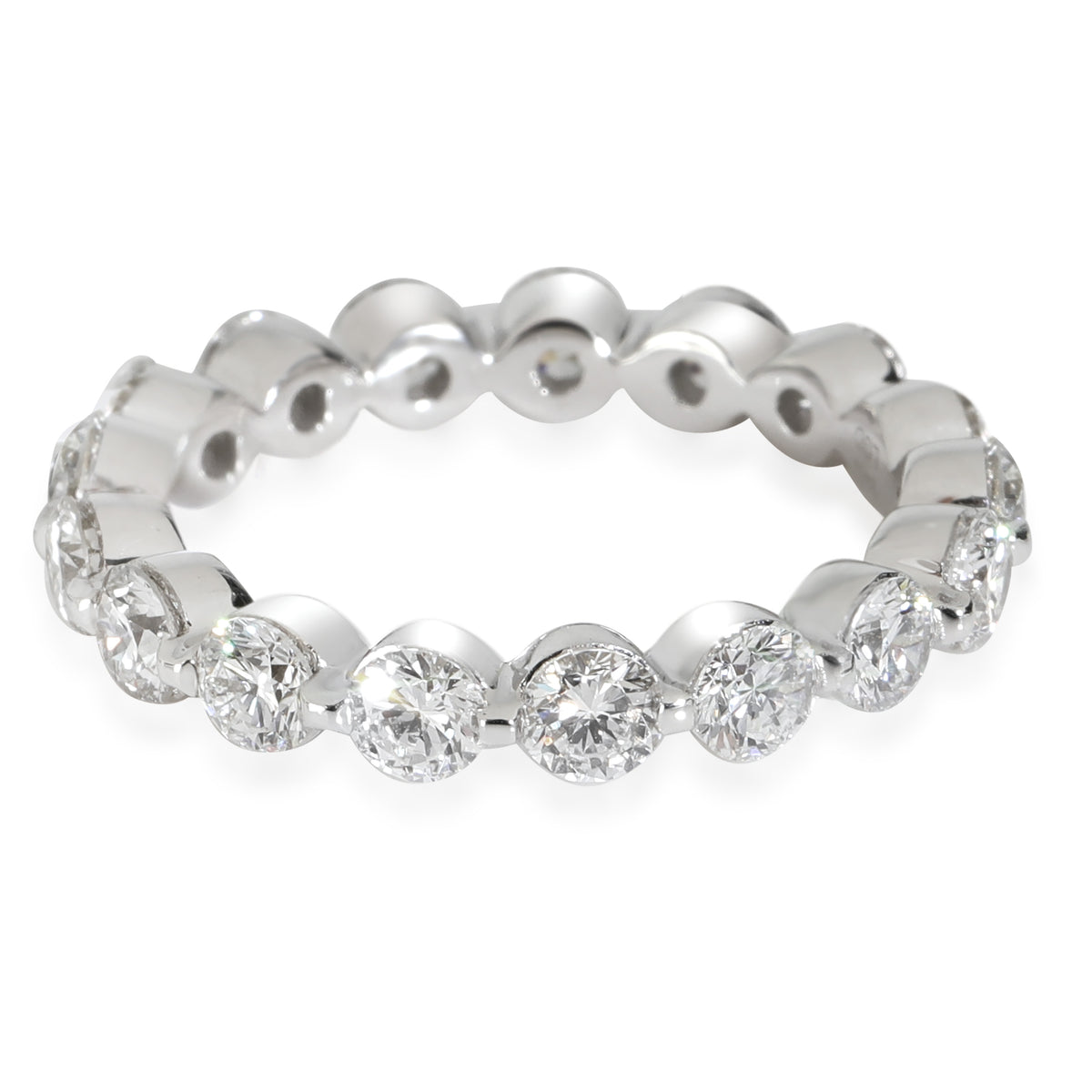 1.98 ctw White Gold Lab-Grown Diamond Wedding Band