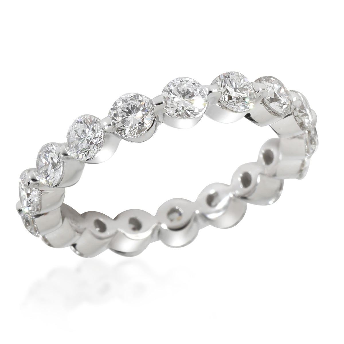 1.98 ctw White Gold Lab-Grown Diamond Wedding Band