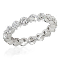 1.98 ctw White Gold Lab-Grown Diamond Wedding Band