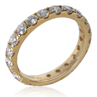 Lab-Grown Diamond Wedding Band in 14K Yellow Gold 2 CTW