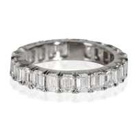 Lab-Grown Diamond Wedding Band in 14K White Gold 4 CTW