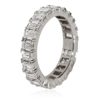 Lab-Grown Diamond Wedding Band in 14K White Gold 4 CTW