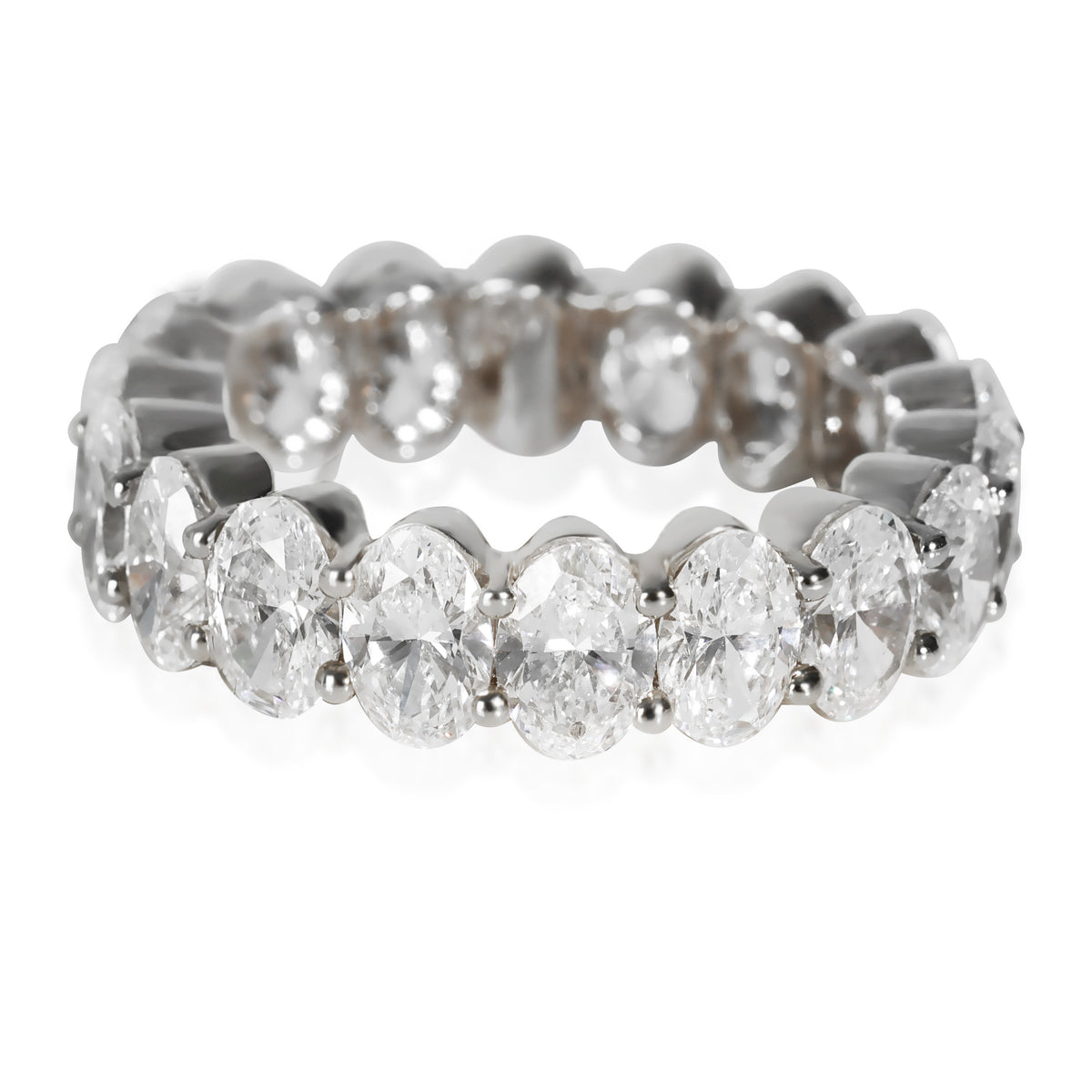 Lab-Grown Diamond Wedding Band in 14K White Gold 5 CTW