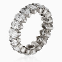 Lab-Grown Diamond Wedding Band in 14K White Gold 5 CTW