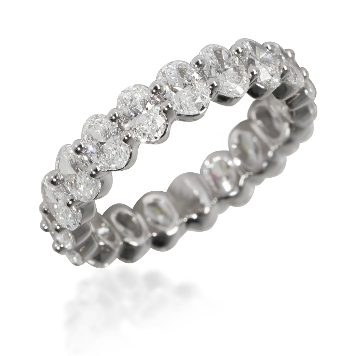 3 ctw White Gold Lab-Grown Diamond Wedding Band