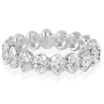 4 ctw White Gold Lab-Grown Diamond Wedding Band